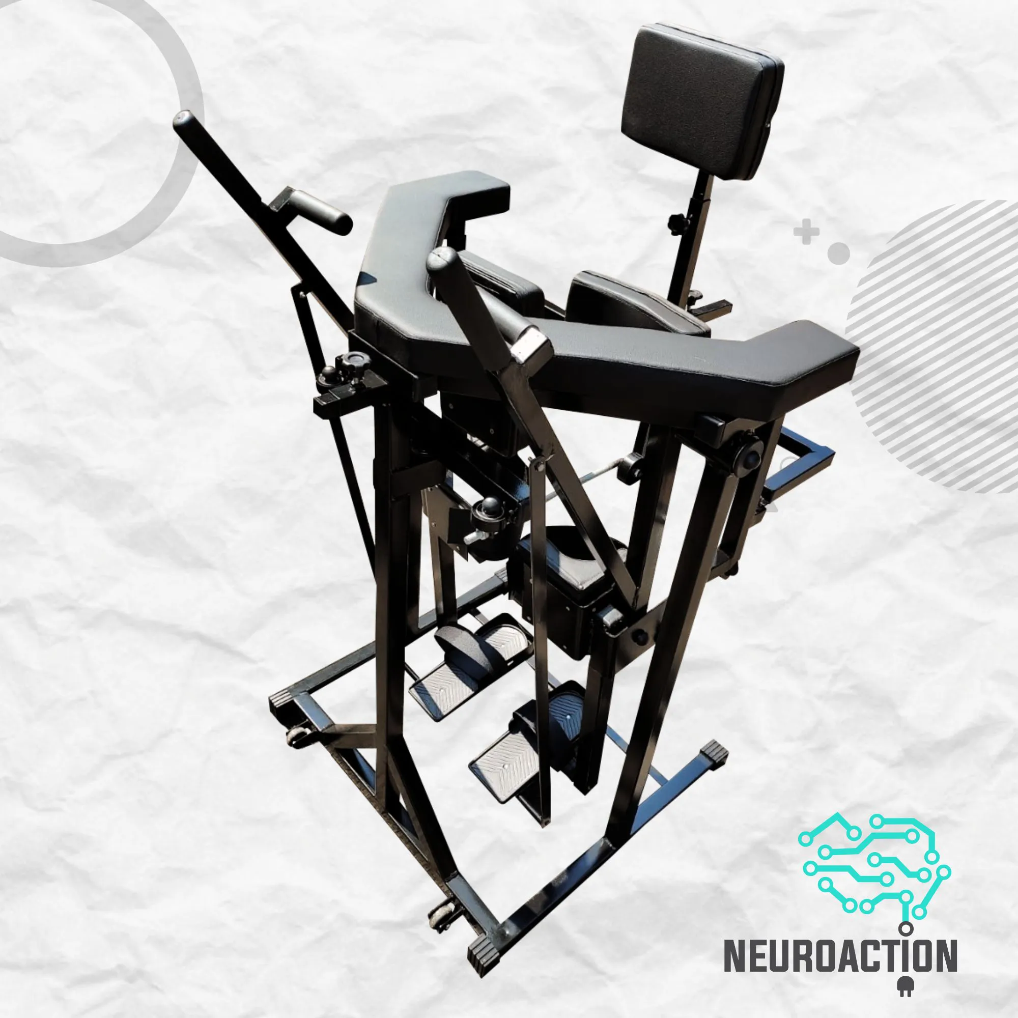 Neuroaction - Simulador De Caminhada Manual para Pessoa Com Deficiência - Preto - FRETE GRATIS 1 Neuroaction - Simulador De Caminhada Manual para Pessoa Com Deficiência - Preto - FRETE GRATIS