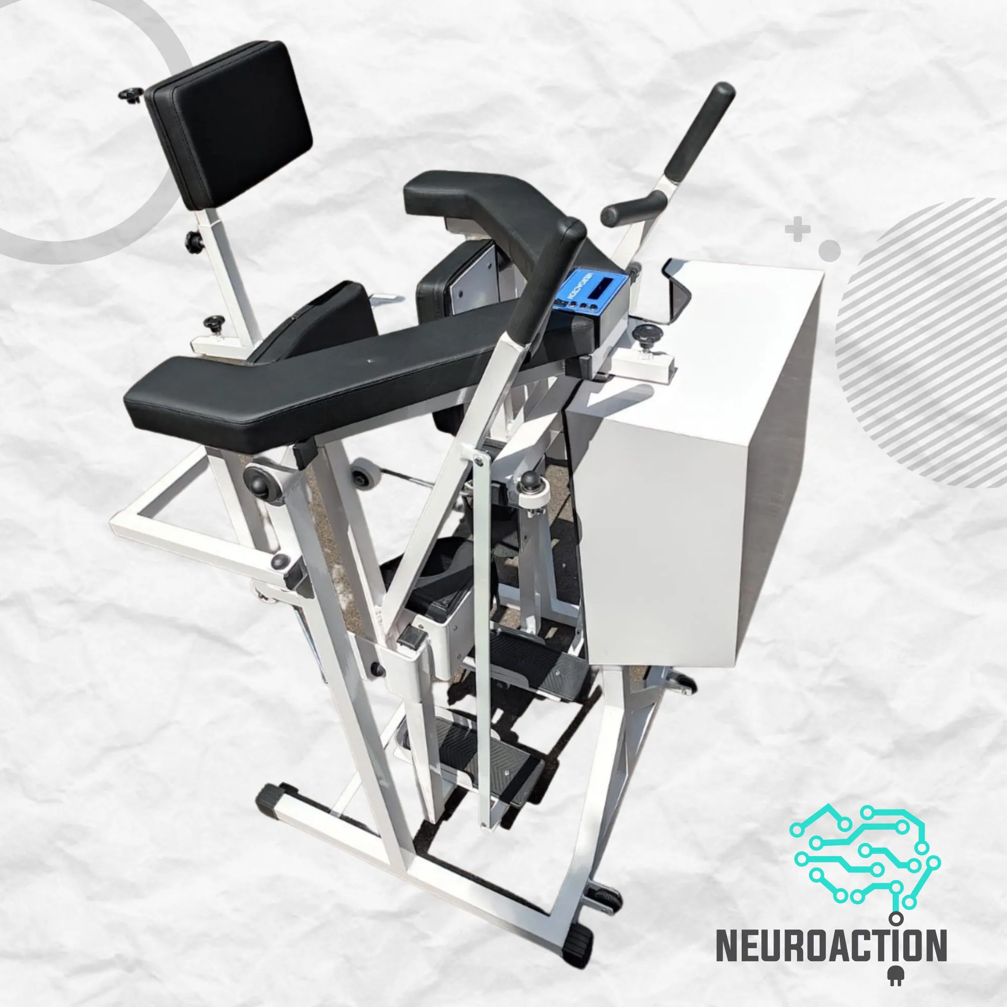 Neuroaction - Simulador De Caminhada Motorizado para Pessoa Com Deficiência 110v - Branco - FRETE GRATIS 2 Neuroaction - Simulador De Caminhada Motorizado para Pessoa Com Deficiência 110v - Branco - FRETE GRATIS - Imagem 2