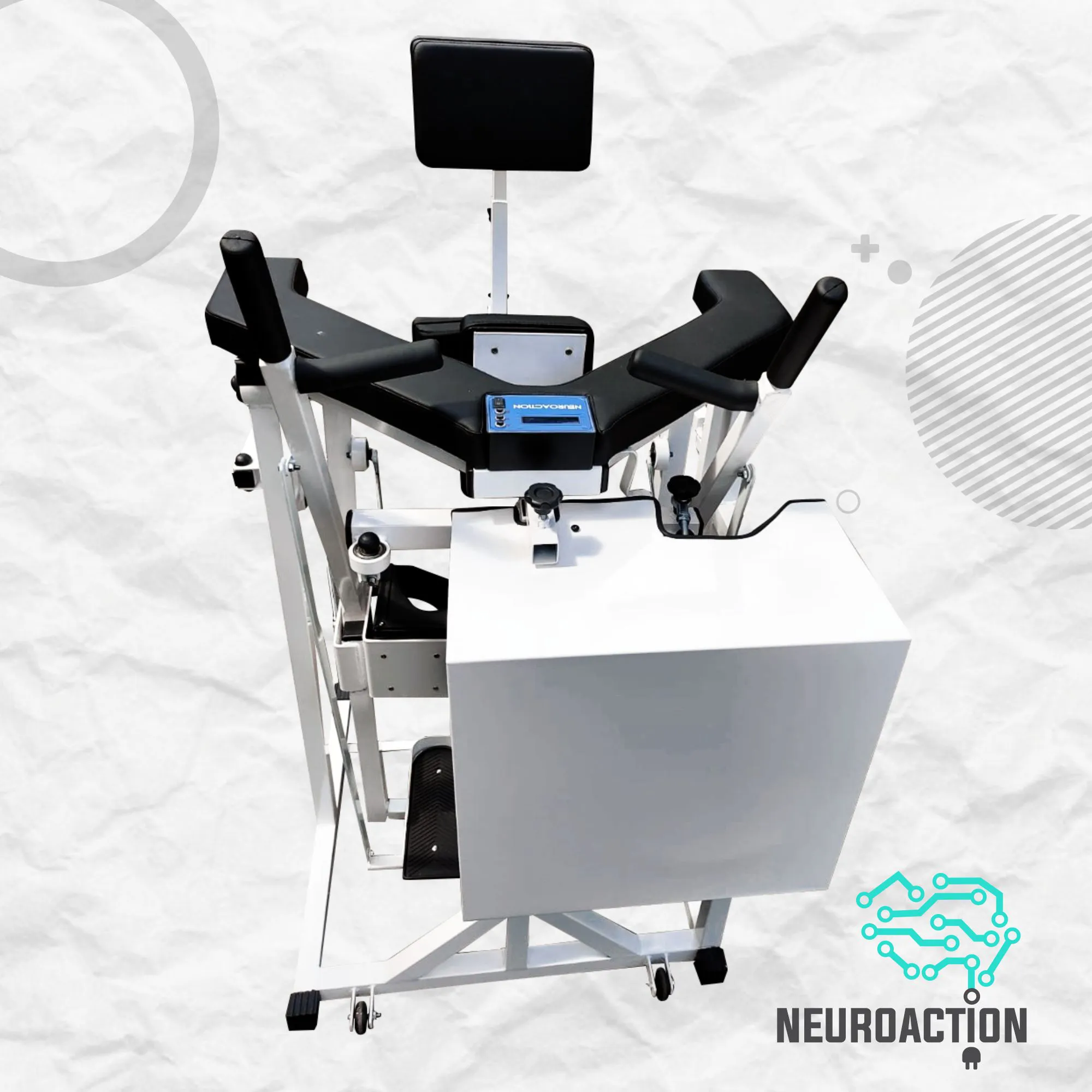 Neuroaction - Simulador De Caminhada Motorizado para Pessoa Com Deficiência 220v - Branco - FRETE GRATIS - Imagem 3